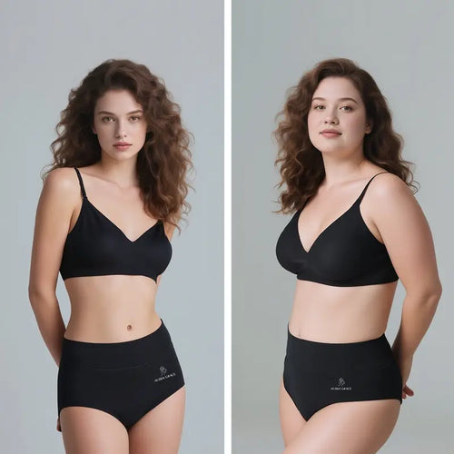 Women's High Waist Cotton Underwear in Muti-packs: 4pcs, 8pcs;- Full Coverage Ladies Panties, Elegant, Stretchy Fit, Breathable, Machine Washable - Womenswear Cotton Brief